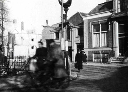 Hoek Molenstraat Oldenzaalsestraat Februari 1944 before